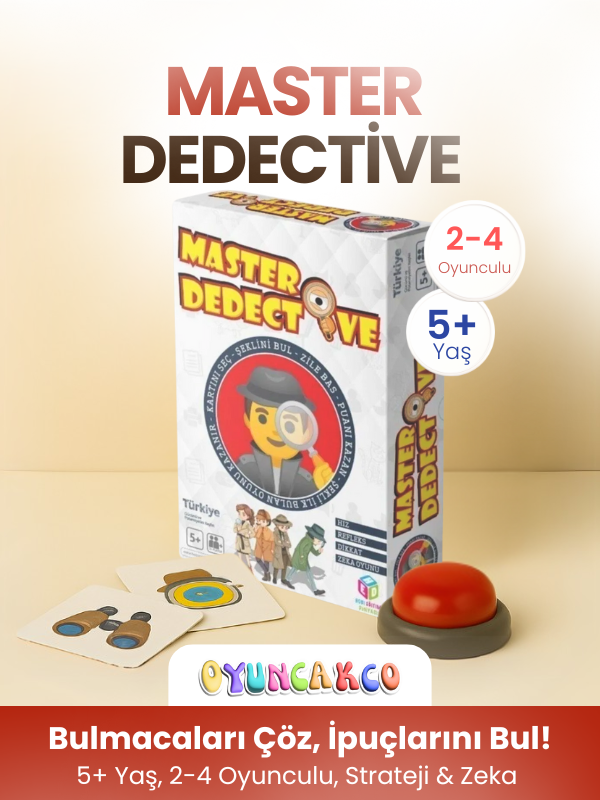 Master Detective Zeka ve Dikkat Oyunu | 5+ Yaş Dedektiflik Oyunu
